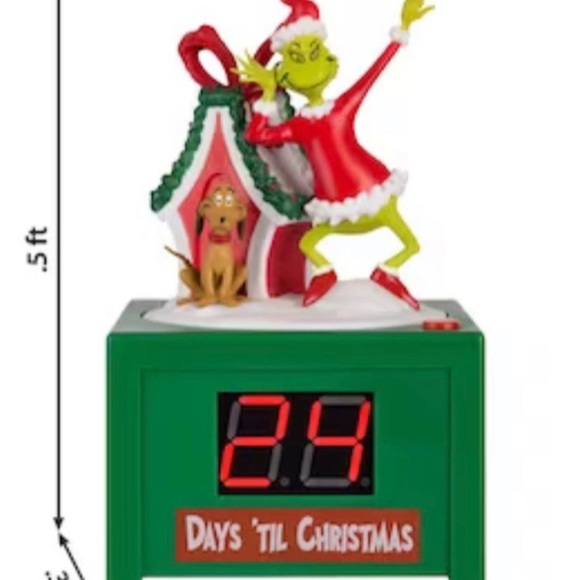 The Grinch Christmas Countdown Calendar Speaks Phrases True Voice - Picture 3 of 6